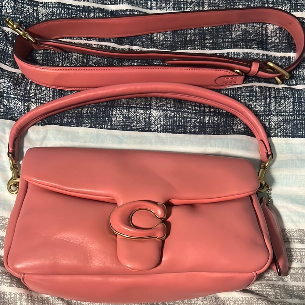Coach Pink Pillow Tabby Leather Women's Bag